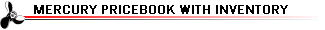 Mercury Pricebook with Inventory