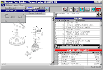 MIDAS EPC Export Picklist